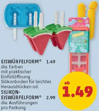 PENNY Silikon eiswürfelform Angebot