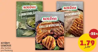 PENNY Kotányi gewürze Angebot