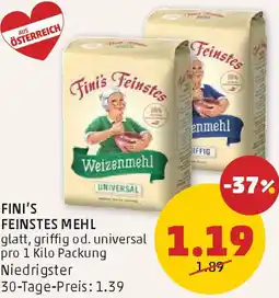PENNY Fini's Feinstes Mehl Angebot