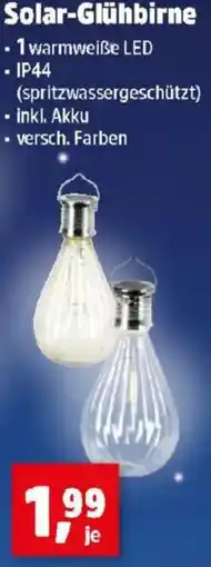 Thomas Philipps Solar Glühbirne Angebot