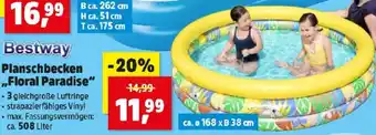 Thomas Philipps Bestway Planschbecken Floral Paradise Angebot