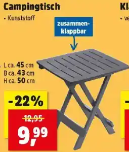 Thomas Philipps Campingtisch Angebot
