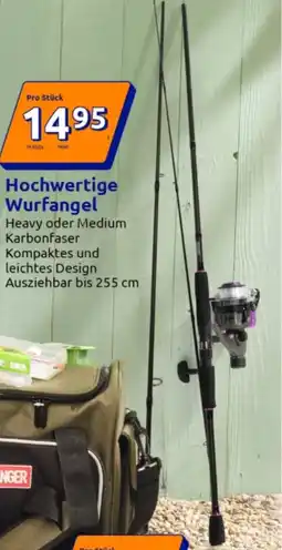 Action Hochwertige Wurfangel Angebot