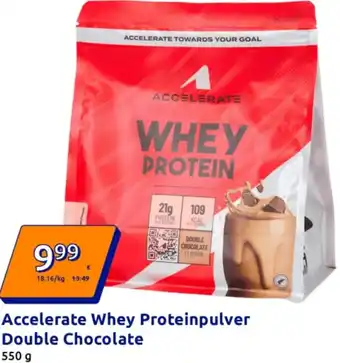 Action Accelerate Whey Proteinpulver Double Chocolate Angebot