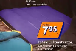 Action Intex Luftmatratze Angebot