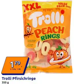 Action Trolli Pfirsichringe Angebot