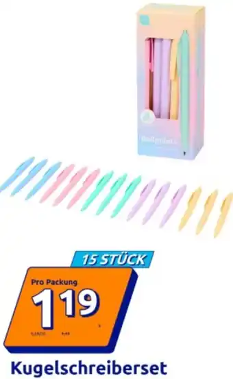 Action Kugelschreiberset Angebot