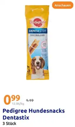 Action Pedigree Hundesnacks Dentastix Angebot