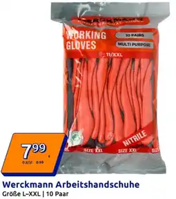 Action Werckmann Arbeitshandschuhe Angebot