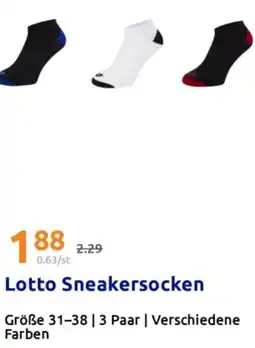 Action Lotto Sneakersocken Angebot