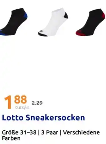 Action Lotto Sneakersocken Angebot