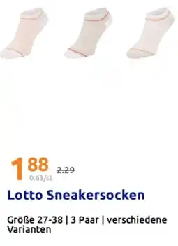 Action Lotto Sneakersocken Angebot