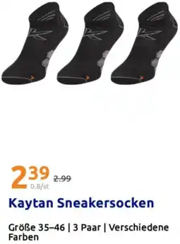 Action Kaytan Sneakersocken Angebot