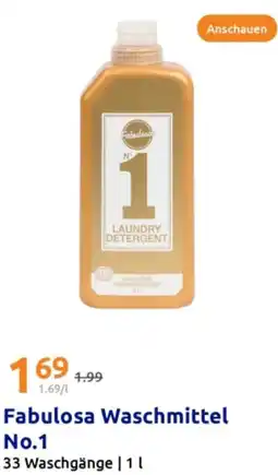 Action Fabulosa Waschmittel No.1 Angebot