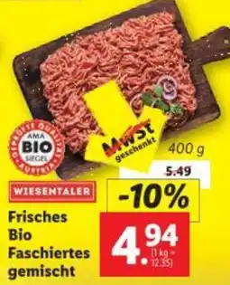 Lidl Frisches Bio Faschiertes gemischt Angebot