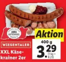 Lidl WIESENTALER XXL Käsekrainer Angebot