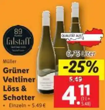 Lidl Müller Grüner Veltliner Löss & Schotter Angebot