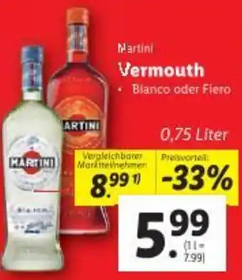 Lidl Martini Vermouth Angebot