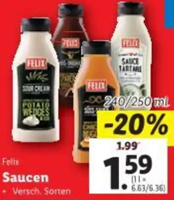 Lidl Felix Saucen Angebot