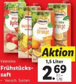 Lidl Valensina Frühstückssaft Angebot