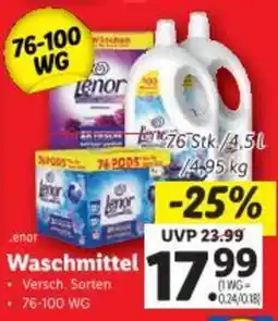 Lidl Lenor Waschmittel Angebot
