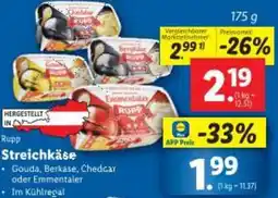 Lidl Rupp Streichkäse Angebot