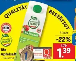 Lidl Bio Apfelsaft Angebot