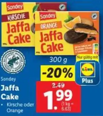 Lidl Sondey Jaffa Cake Angebot