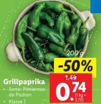 Lidl Grillpaprika Angebot