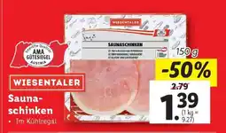 Lidl WIESENTALER Saunaschinken Angebot