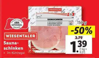 Lidl WIESENTALER Saunaschinken Angebot