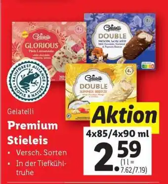 Lidl Gelatelli Premium Stieleis Angebot