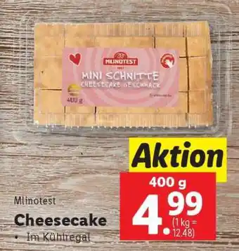 Lidl Mlinotest Cheesecake Angebot