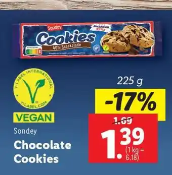 Lidl Sondey Chocolate Cookies Angebot