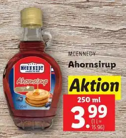 Lidl MCENNEDY Ahornsirup Angebot