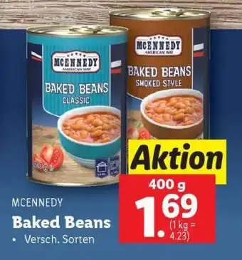 Lidl MCENNEDY Baked Beans Angebot