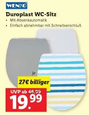 Lidl Duroplast WC-Sitz Angebot