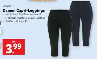 Lidl Damen Capri-Leggings Angebot