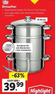 Lidl Entsafter Angebot