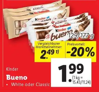 Lidl Kinder Bueno Angebot