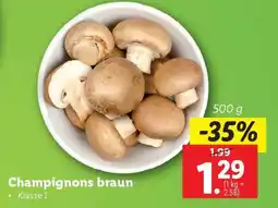 Lidl Champignons braun Angebot