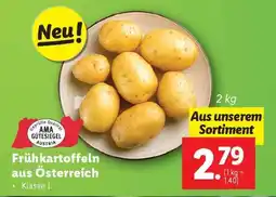 Lidl FRÜHKARTOFFELN AUS ÖSTERREICH Angebot