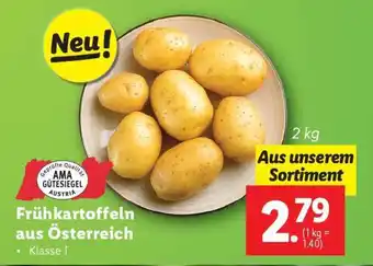 Lidl FRÜHKARTOFFELN AUS ÖSTERREICH Angebot