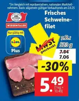 Lidl Frisches Schweinefilet Angebot