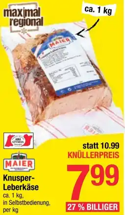 Maximarkt Knusper- Leberkäse Angebot