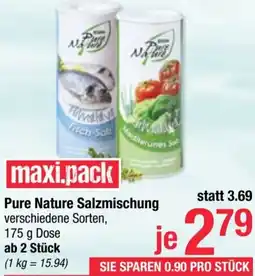 Maximarkt Pure Nature Salzmischung Angebot