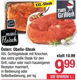 Maximarkt Österr. Obelix-Steak Angebot