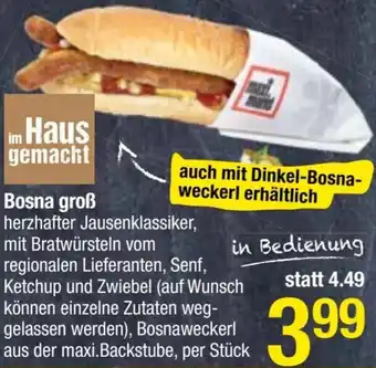 Maximarkt Bosna groß Angebot