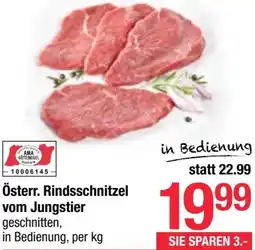 Maximarkt Österr. Rindsschnitzel Angebot