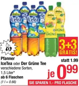 Maximarkt Pfanner Ice Tea oder Der Grüne Tee Angebot